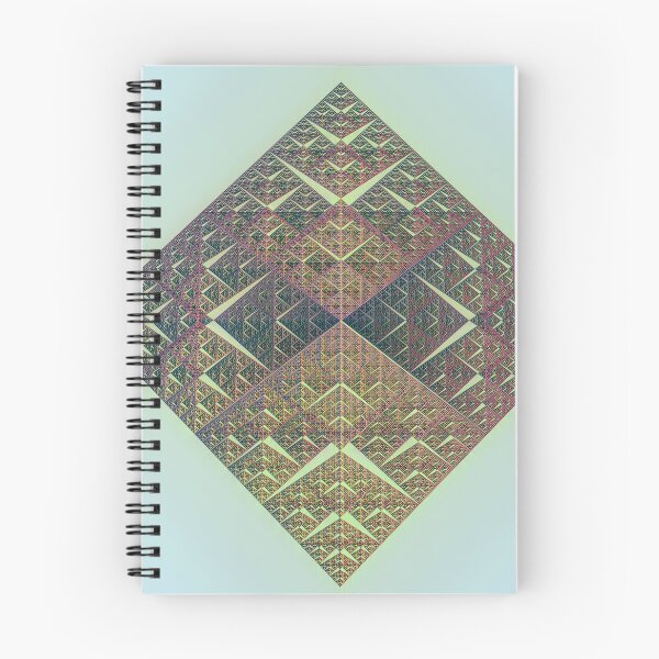 Item preview, Sierpinski Triangle 3D - Sacred Geometry Fractal Art - Math Poster designed and sold by Keltoi-art.