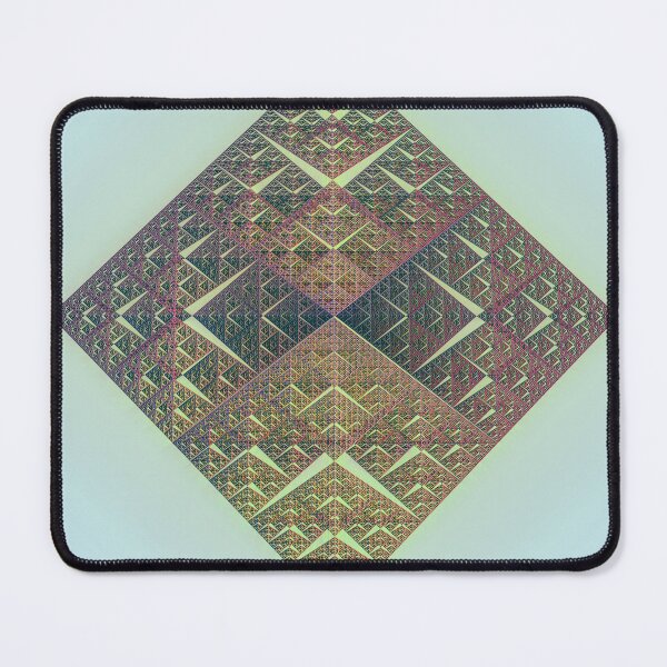 Item preview, Sierpinski Triangle 3D - Sacred Geometry Fractal Art - Math Poster designed and sold by Keltoi-art.