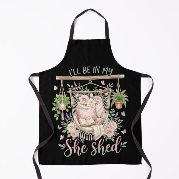 Item preview, I'll Be In My She Shed - Floral Reading and Relaxing designed and sold by Majnon8bp.