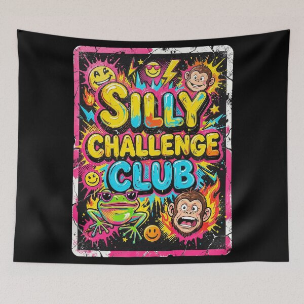 Item preview, SILLY CHALLENGE CLUB Vintage Pop T-Shirt* designed and sold by CallisC-Arts.