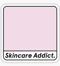 Skincare Addict Glossier Parody Design Sticker