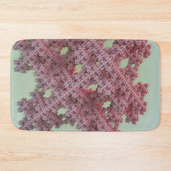Item preview, Red Cosmic Fractal - 3D Lace Digital Art - Math Poster designed and sold by Keltoi-art.