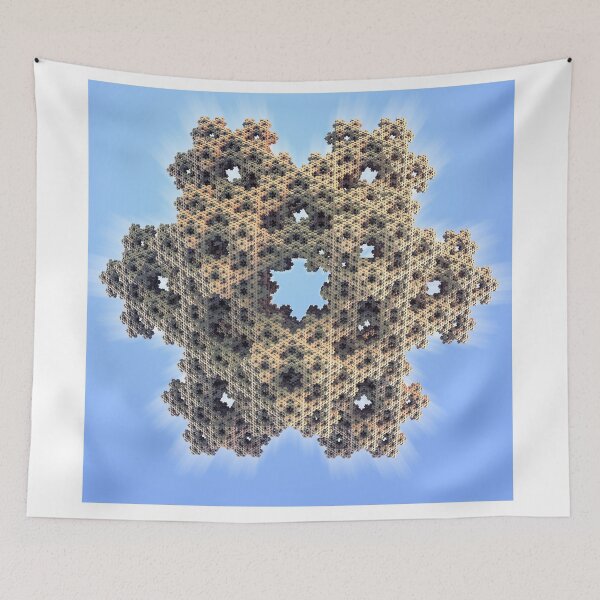 Item preview, Menger 3D Sponge - Aerial Fractal Cube - Geometry Poster designed and sold by Keltoi-art.