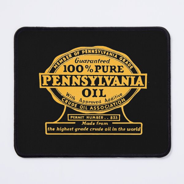 Item preview, Vintage Pennsylvania Oil - Crude Oil Association Orange designed and sold by QuayTradingCo.