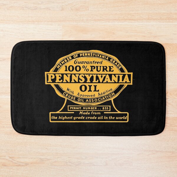 Item preview, Vintage Pennsylvania Oil - Crude Oil Association Orange designed and sold by QuayTradingCo.