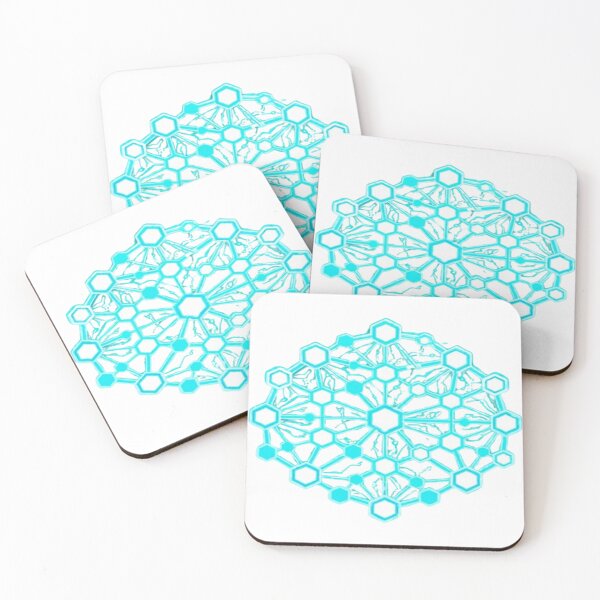 Item preview, Hexagonal Network – Digital Connection Design designed and sold by Cristhian Almanza.