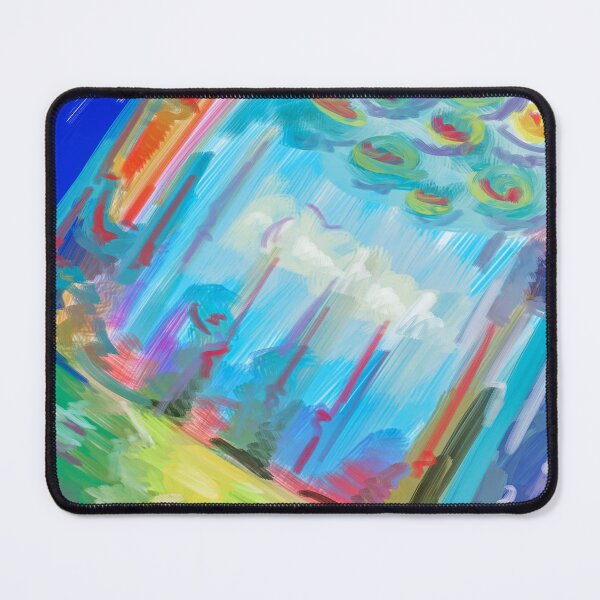 Item preview, Celestial Dynamism - Abstract Painting in Vibrant Colors - Canvas Print designed and sold by Keltoi-art.