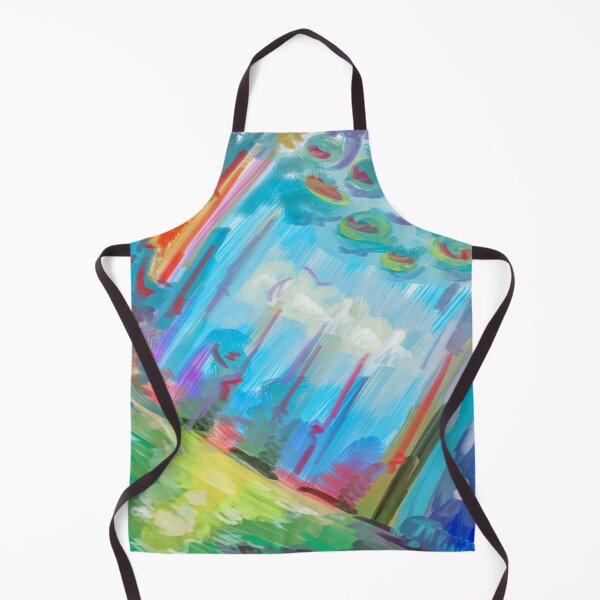 Item preview, Celestial Dynamism - Abstract Painting in Vibrant Colors - Canvas Print designed and sold by Keltoi-art.