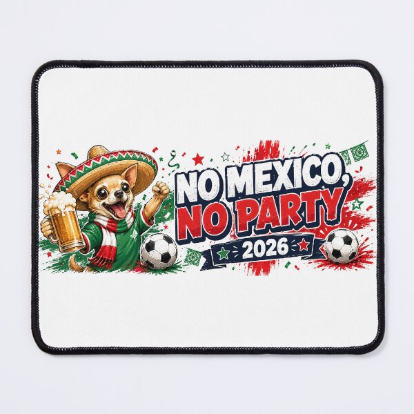 Item preview, No Mexico No Party World Cup 2026 Mexican Soccer Fan Design designed and sold by UrbanKangaroo.