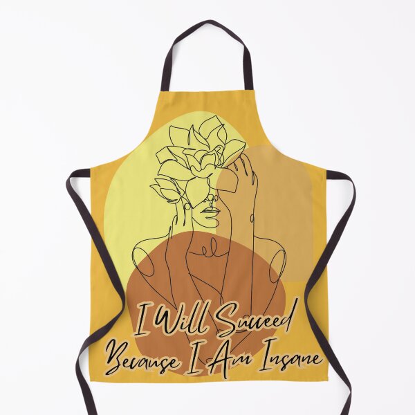 Item preview, I Will Succeed Because I Am Insane Boho Line Art designed and sold by KateLeap.