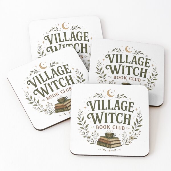 Item preview, Village Witch Book Club – Cozy Witchy Reader Cottagecore Design designed and sold by Moonwoven Studio.
