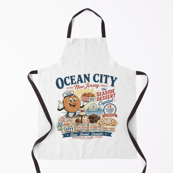 Item preview, Ocean City New Jersey - Seaside Dessert Capital designed and sold by The Masked Designer.