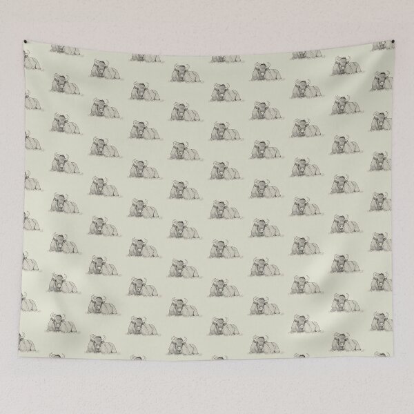 Item preview, Resting bison designed and sold by emiliabuntz.
