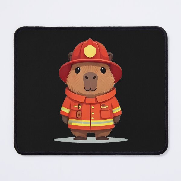 Item preview, Capybara Career Cuties - Firefighter designed and sold by rgagliardi2017.