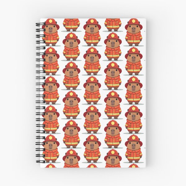 Item preview, Capybara Career Cuties - Firefighter designed and sold by rgagliardi2017.