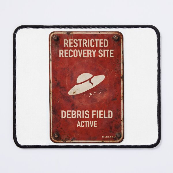Item preview, Restricted Recovery Site - Debris Field Active | Military Sign designed and sold by Artist18XF.