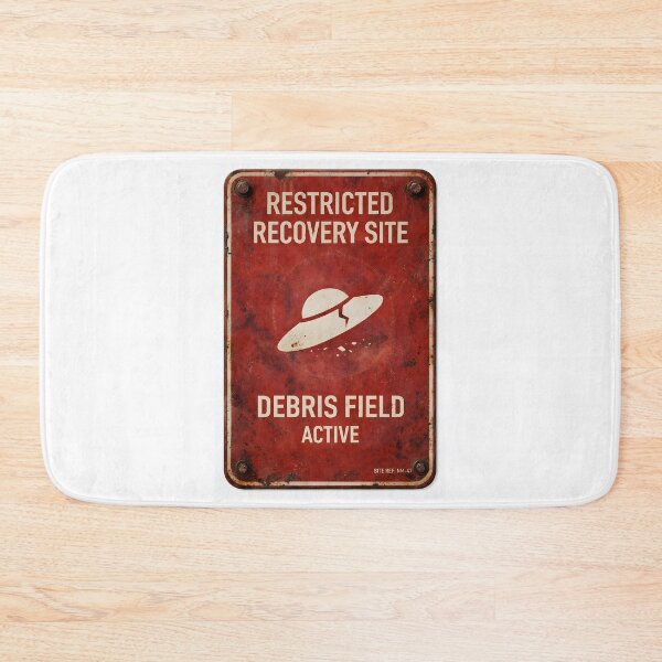 Item preview, Restricted Recovery Site - Debris Field Active | Military Sign designed and sold by Artist18XF.