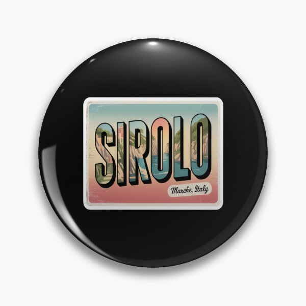 Item preview, Sirolo Vintage Postcard Sticker – Marche Italy Retro Coastal Art designed and sold by stickercuffs.