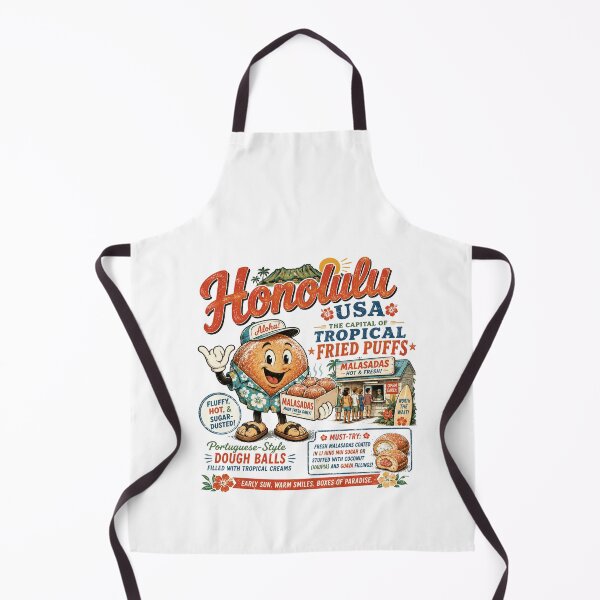 Item preview, Honolulu Hawaii - Capital of Tropical Fried Puffs designed and sold by The Masked Designer.