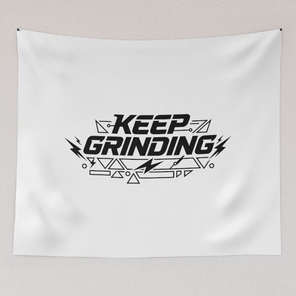 Item preview, Keep Grinding Motivational Gym Workout Sticker designed and sold by JeevanStickers.