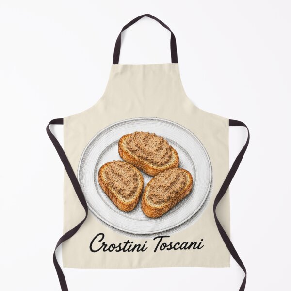 Item preview, Crostini Toscani - Tuscan Cuisine Illustration designed and sold by JOANNASKAH.