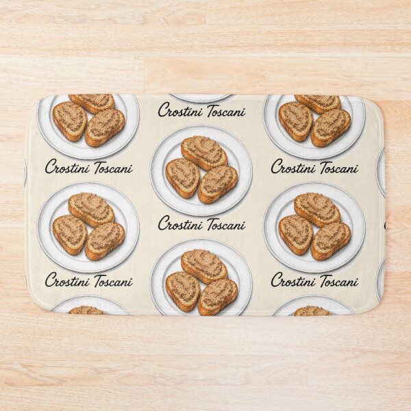 Item preview, Crostini Toscani - Tuscan Cuisine Illustration designed and sold by JOANNASKAH.