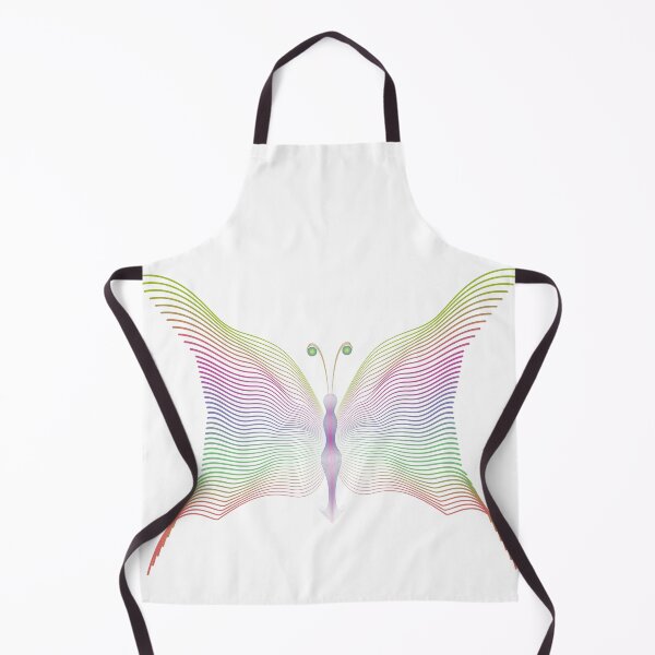 Item preview, Neon Wave Butterfly - Fluid Lines PNG Sticker - Laser T-shirt designed and sold by Keltoi-art.