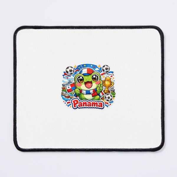 Item preview, Cute Kawaii Frog Panama Football Fan Sticker designed and sold by Cozy404Lab.