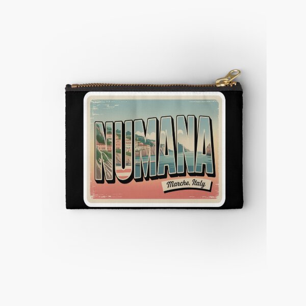Item preview, Numana Vintage Postcard Sticker – Marche Italy Retro Coastal Art designed and sold by stickercuffs.