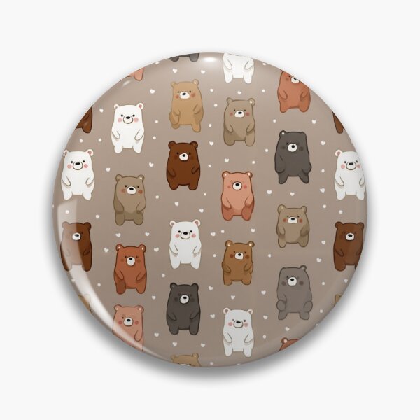 Item preview, Kawaii Cute Bear Pattern Adorable Animal Lover designed and sold by NicolasGlowArt.