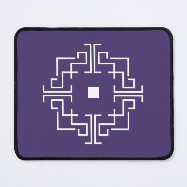 Item preview, Geometric Kufic Arabic Pattern - White 3D Relief Symmetrical Design designed and sold by 555Design.