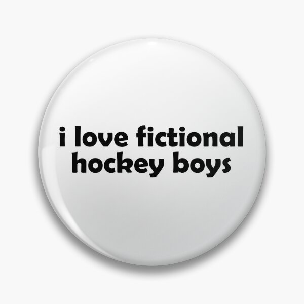 Item preview, I Love Fictional Hockey Boys designed and sold by Aesthetic Crew.