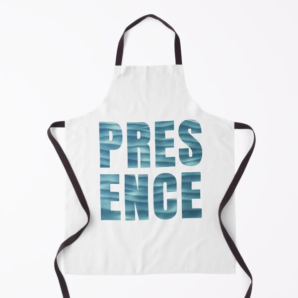 Item preview, Presence Calm Sea Water Typography designed and sold by LekkieStudioArt.