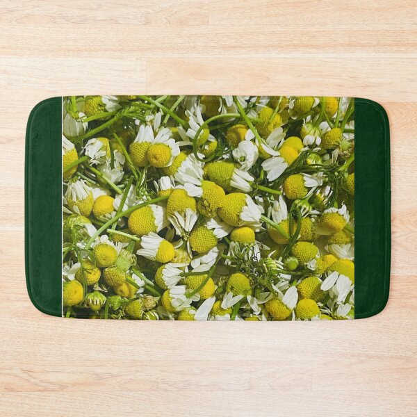 Item preview, Fresh Harvest Chamomile Flower Heads Herbal Pattern designed and sold by BalkanBloom.