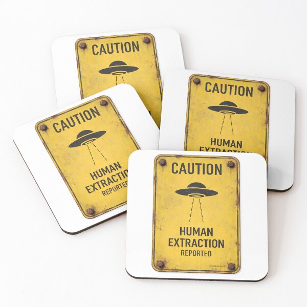 Item preview, Caution - Human Extraction Reported | Military Sign designed and sold by Artist18XF.