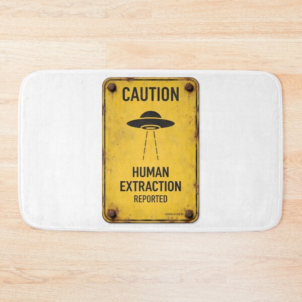 Item preview, Caution - Human Extraction Reported | Military Sign designed and sold by Artist18XF.