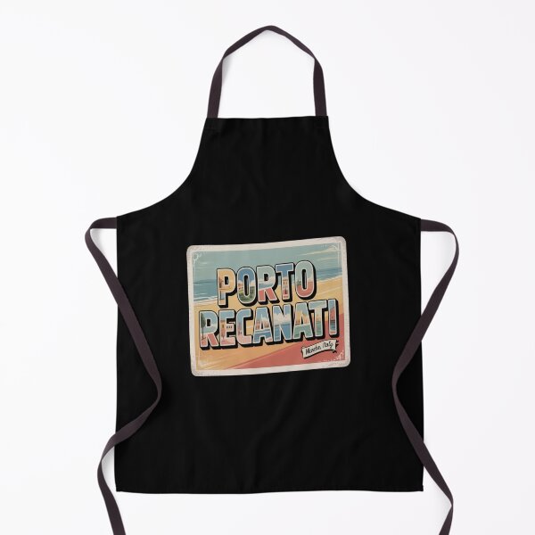 Item preview, Porto Recanati Vintage Postcard Sticker – Marche Italy Retro Coastal Art designed and sold by stickercuffs.