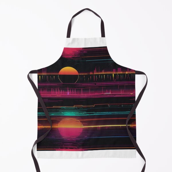 Item preview, Synthwave Neon Sunset Poster Art | Shadowed Techwear Anime Design designed and sold by Joy-boy-op.