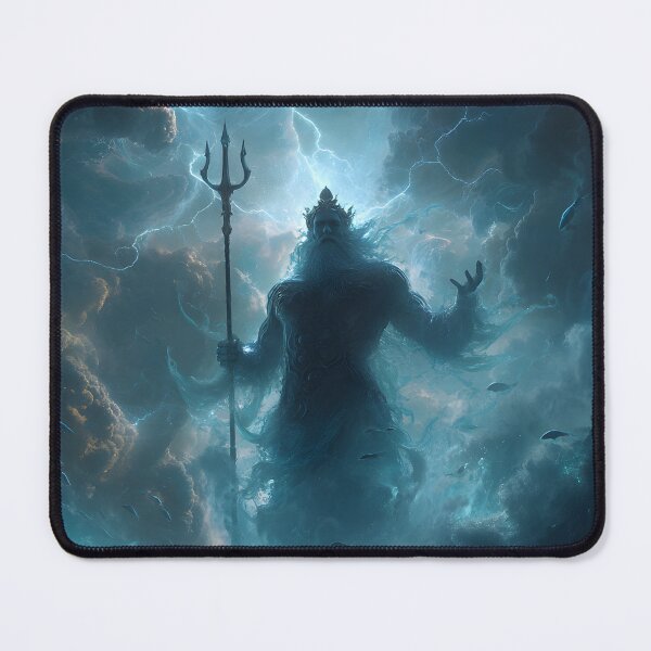 Item preview, Poseidon God of the Sea Storm Lightning TridentCopy of Template designed and sold by PixelFable Studio.
