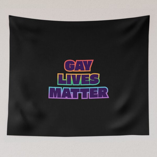 Item preview, GAY LIVES MATTER designed and sold by Inspirationmotivation.