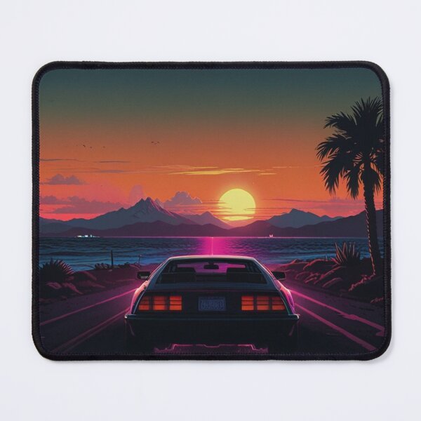 Item preview, Synthwave Neon Sunset Poster Poster | Dark Cyberpunk Anime Design designed and sold by Joy-boy-op.