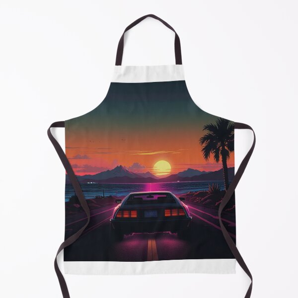 Item preview, Synthwave Neon Sunset Poster Poster | Dark Cyberpunk Anime Design designed and sold by Joy-boy-op.