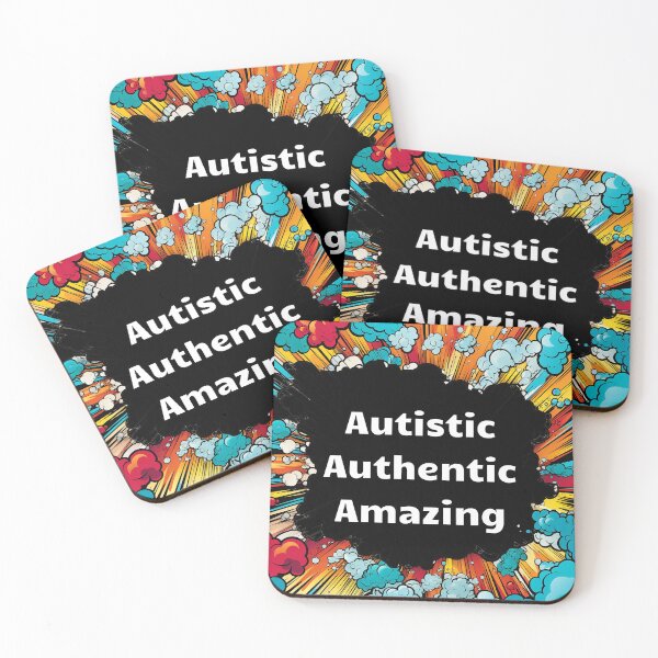 Item preview, Autistic Authentic Amazing Positive Autism Pride Comic Style designed and sold by UTkiKK.