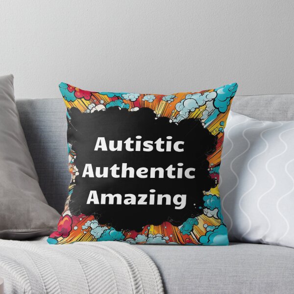 Item preview, Autistic Authentic Amazing Positive Autism Pride Comic Style designed and sold by UTkiKK.