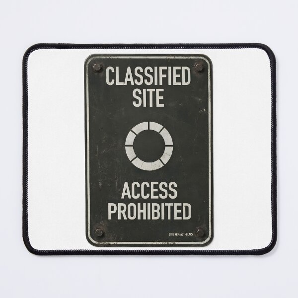 Item preview, Classified Site - Access Prohibited | Military Sign designed and sold by Artist18XF.