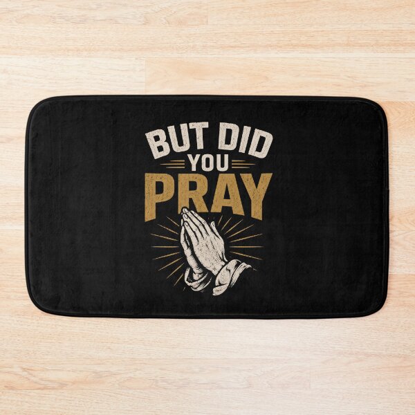 Item preview, But Did You Pray – Christian Faith Vintage Prayer Hands Design designed and sold by Cutie Galore.
