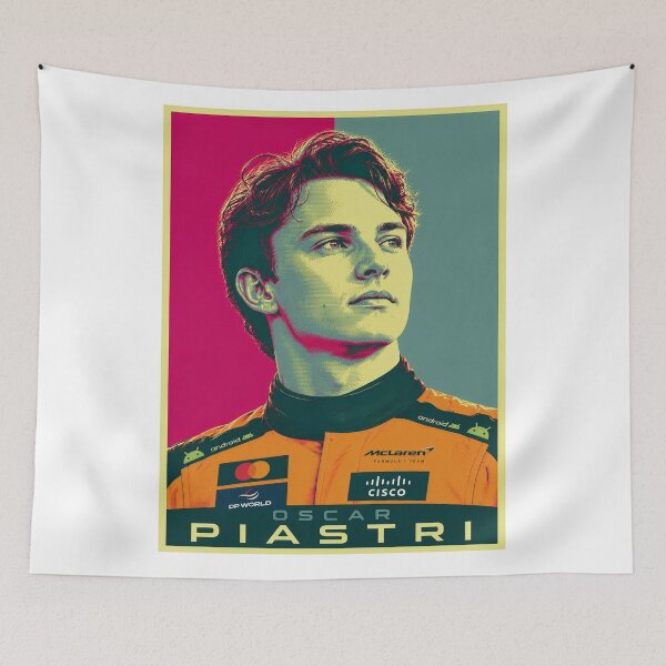 Item preview, Oscar Piastri McLaren Formula 1 Pop Art Poster designed and sold by aloefx.