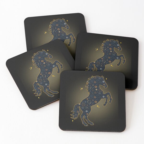 Item preview, Arte de caballos de galaxia mística designed and sold by QuirkyCloud Designs.