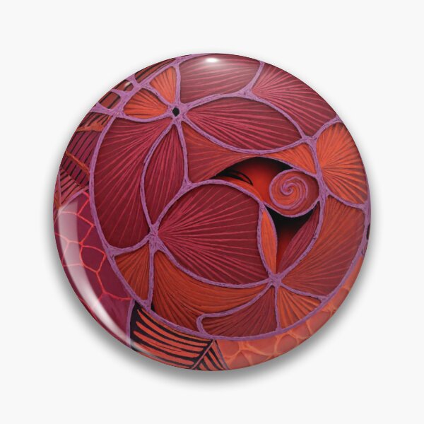 Item preview, Organic Spiral Abstract in Red and Pink designed and sold by Lakuekarts.