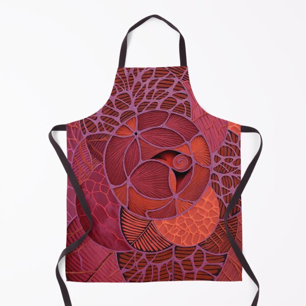 Item preview, Organic Spiral Abstract in Red and Pink designed and sold by Lakuekarts.